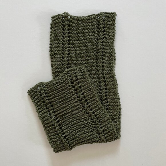 Knit Scarf Wrap, Hand Knitted Cozy Scarf, Knit fashion Scarf, Lightweight Scarf - Picture 1 of 6